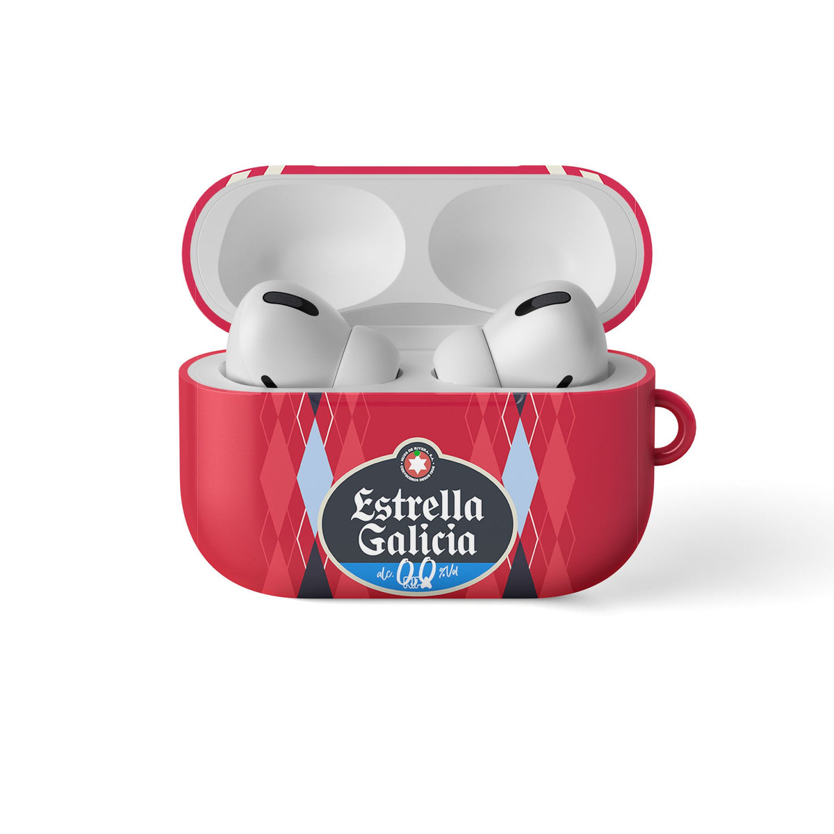 AirPods case with the Celta Vigo 2026-27 Third football shirt design by RIPA Football