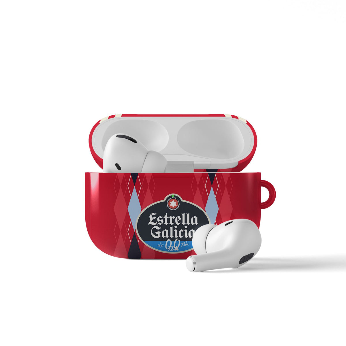 AirPods case with the Celta Vigo 2026-27 Third football shirt design by RIPA Football