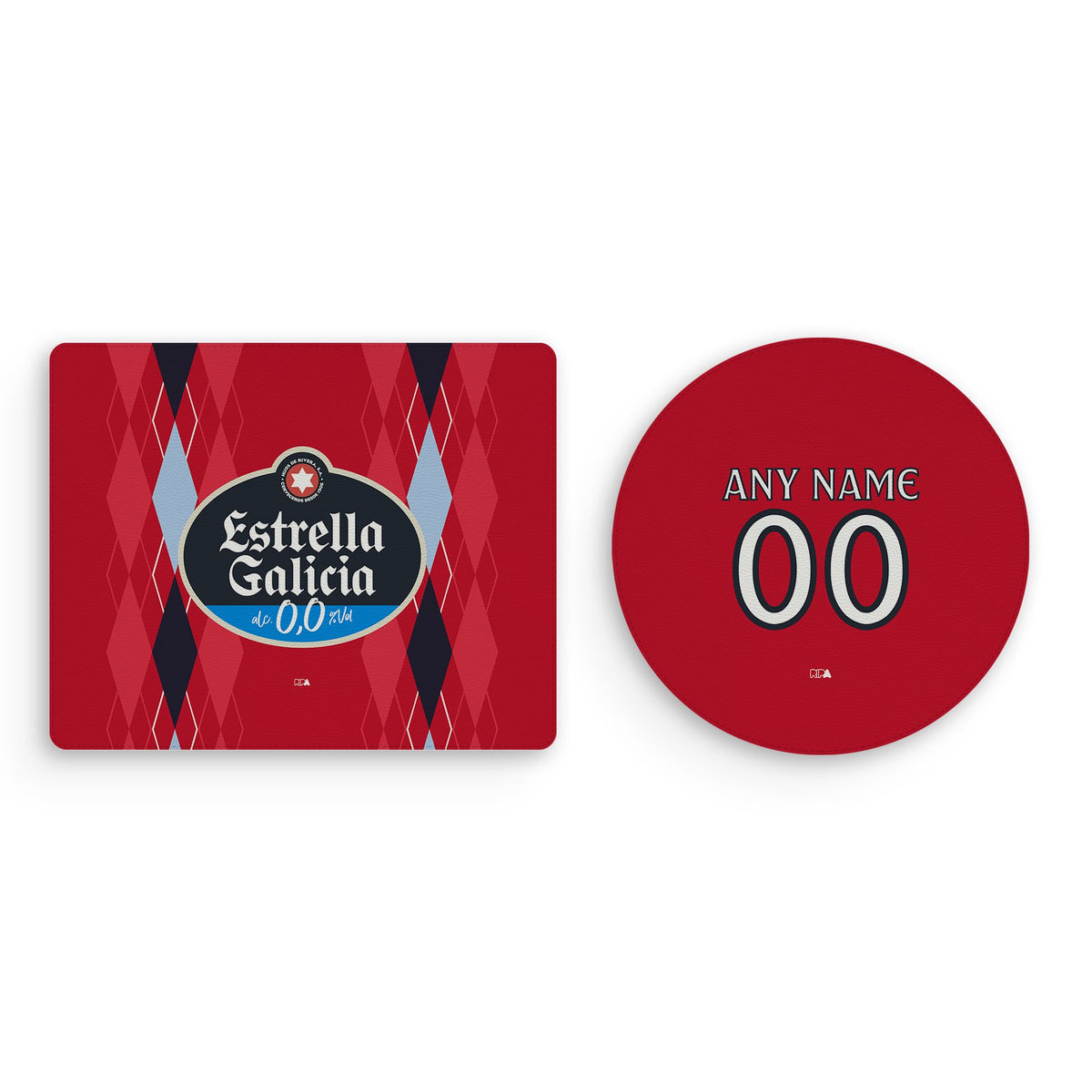 Mouse pad with the Celta Vigo 2026-27 Third football shirt design by RIPA Football