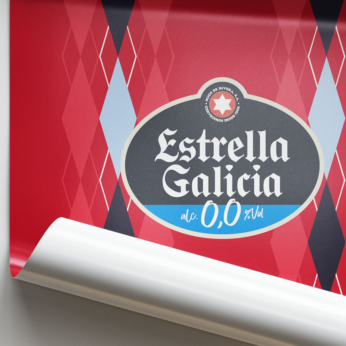 Print with the Celta Vigo 2026-27 Third football shirt design by RIPA Football