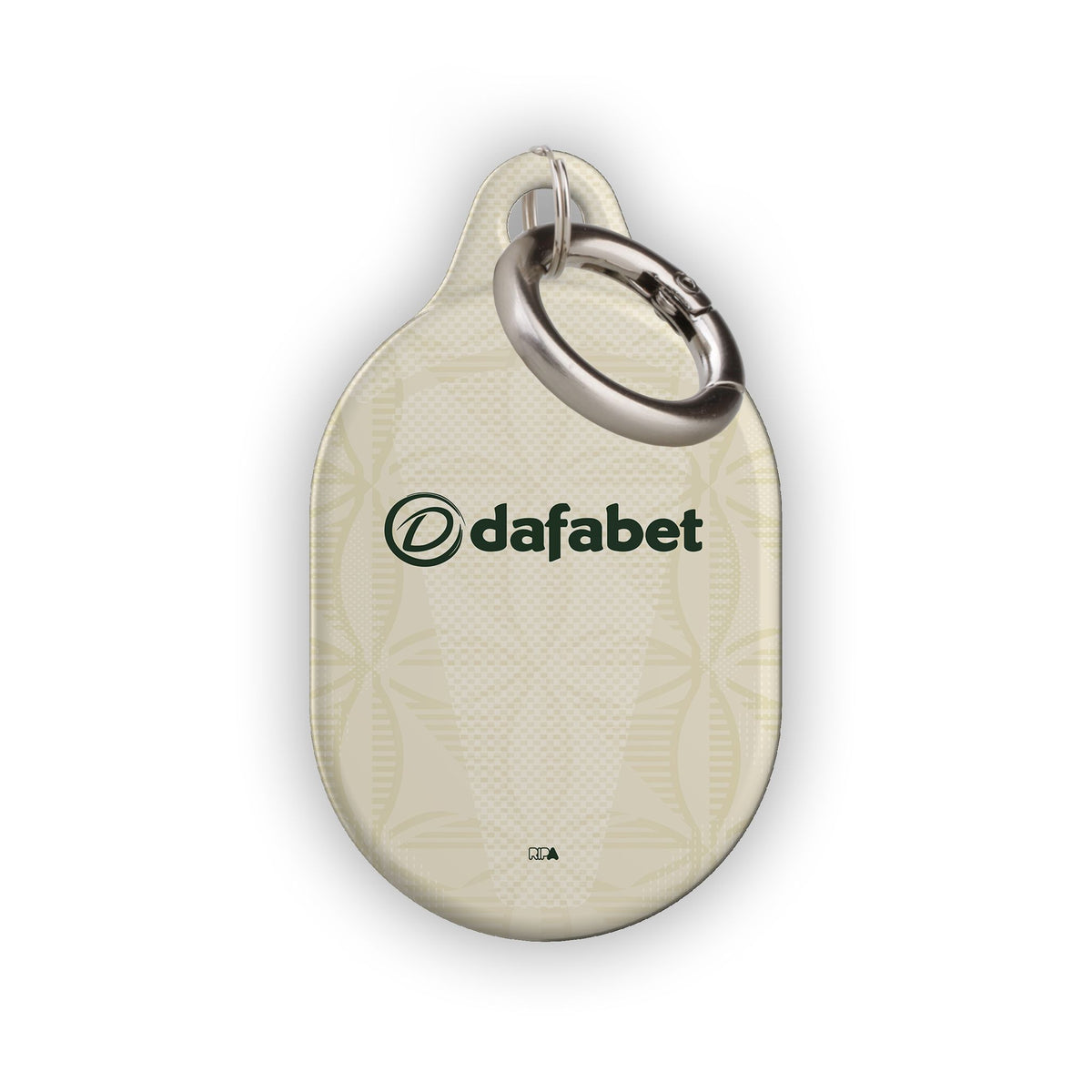 AirTag holder with the Celtic 2026-27 Third football shirt design by RIPA Football