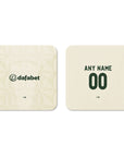 Coaster with the Celtic 2026-27 Third football shirt design by RIPA Football