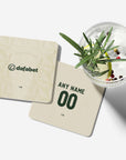 Coaster with the Celtic 2026-27 Third football shirt design by RIPA Football