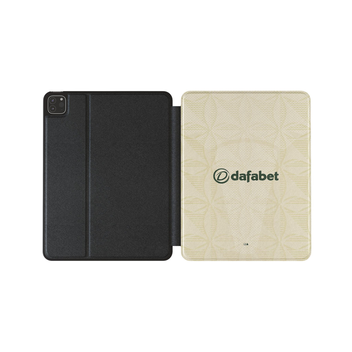 iPad case with the Celtic 2026-27 Third football shirt design by RIPA Football