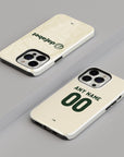 Phone case with the Celtic 2026-27 Third football shirt design by RIPA Football