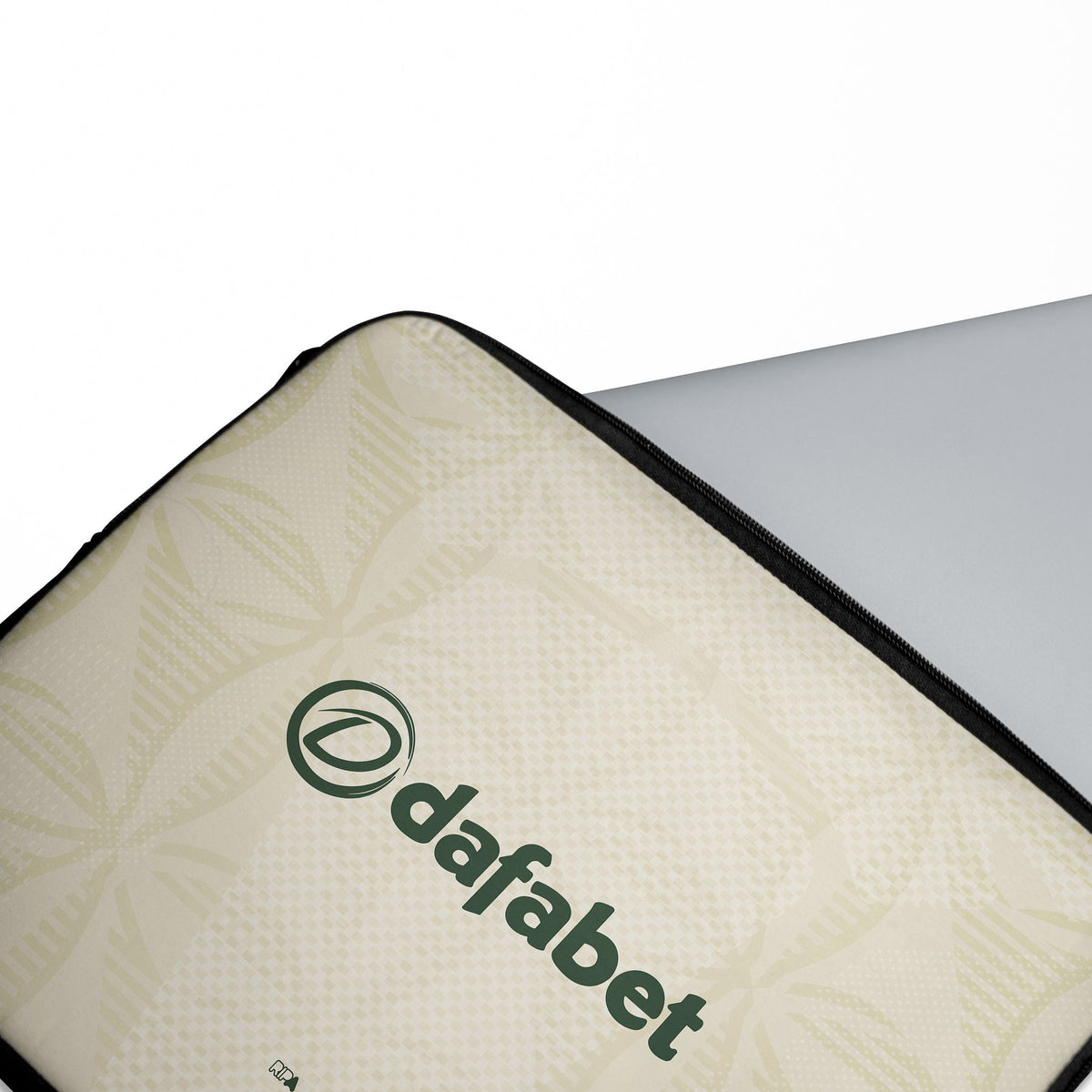 Laptop sleeve with the Celtic 2026-27 Third football shirt design by RIPA Football
