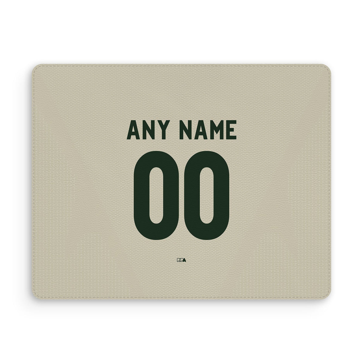 Mouse pad with the Celtic 2026-27 Third football shirt design by RIPA Football