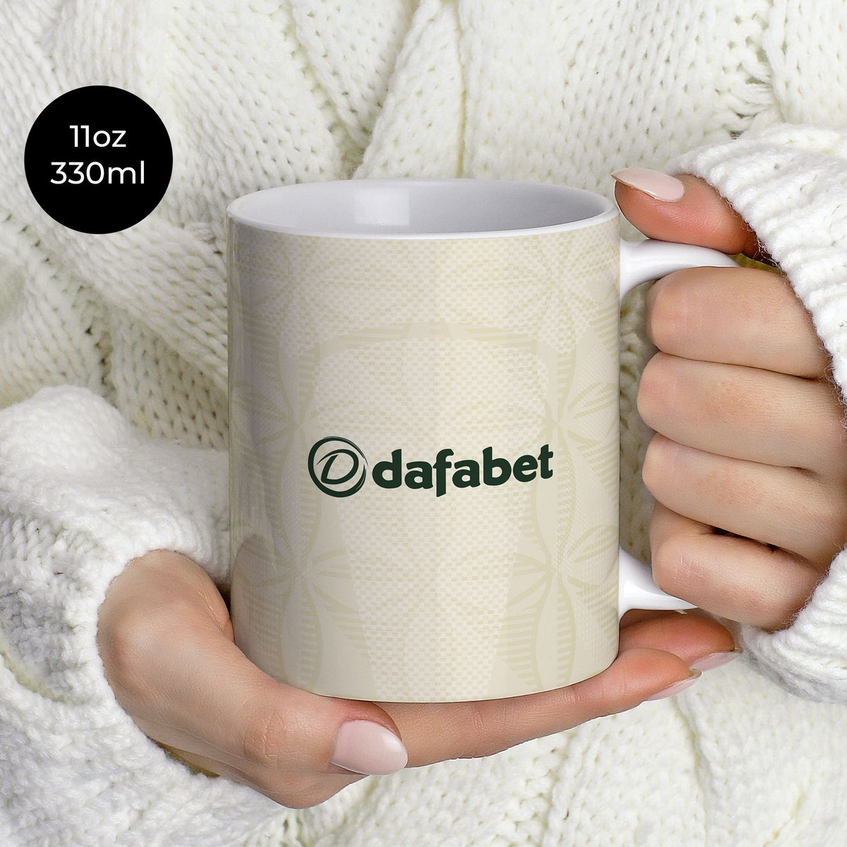Mug with the Celtic 2026-27 Third football shirt design by RIPA Football