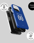 Phone case with the Chelsea 2026-27 Home football shirt design by RIPA Football