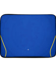 Laptop sleeve with the Chelsea 2026-27 Home football shirt design by RIPA Football