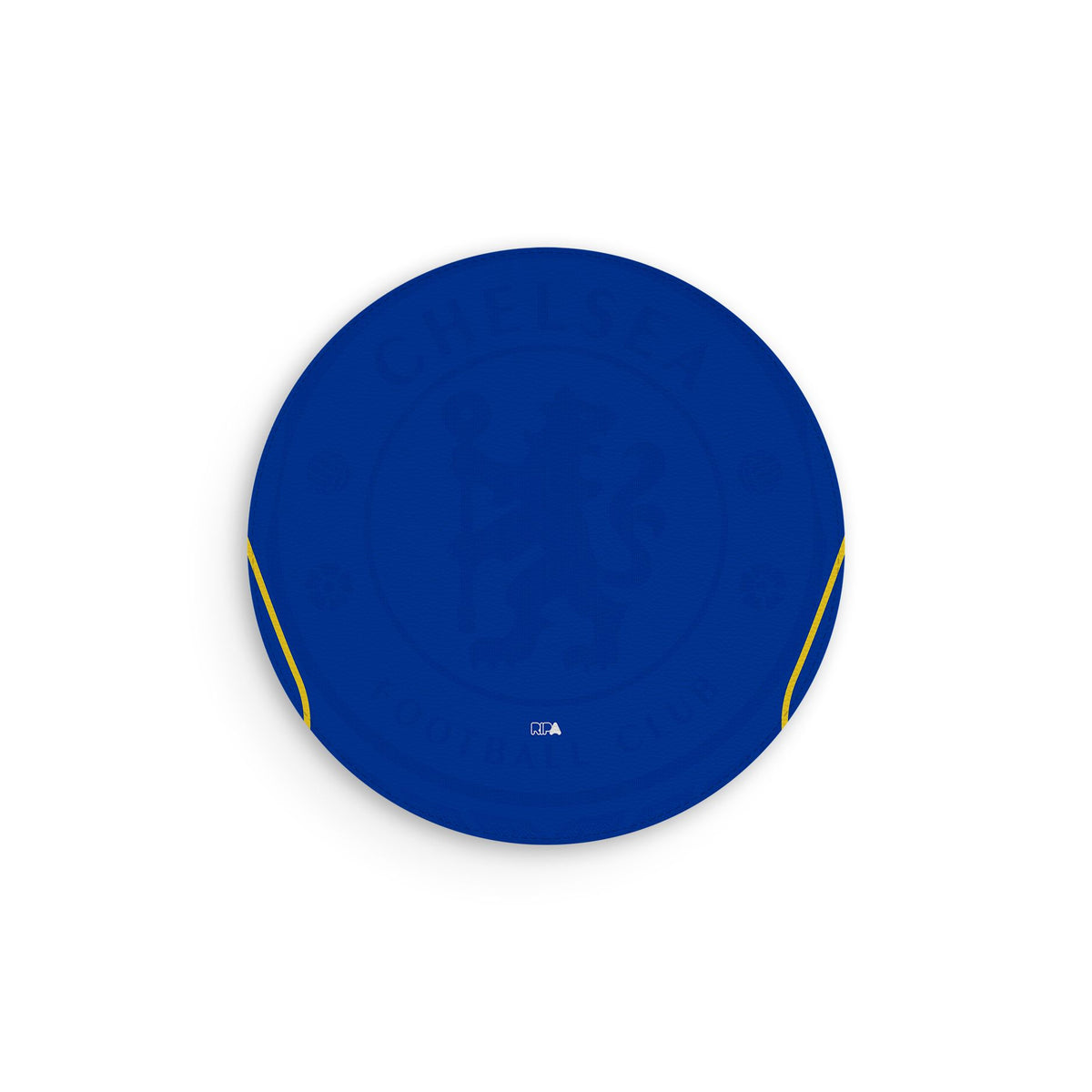 Mouse pad with the Chelsea 2026-27 Home football shirt design by RIPA Football
