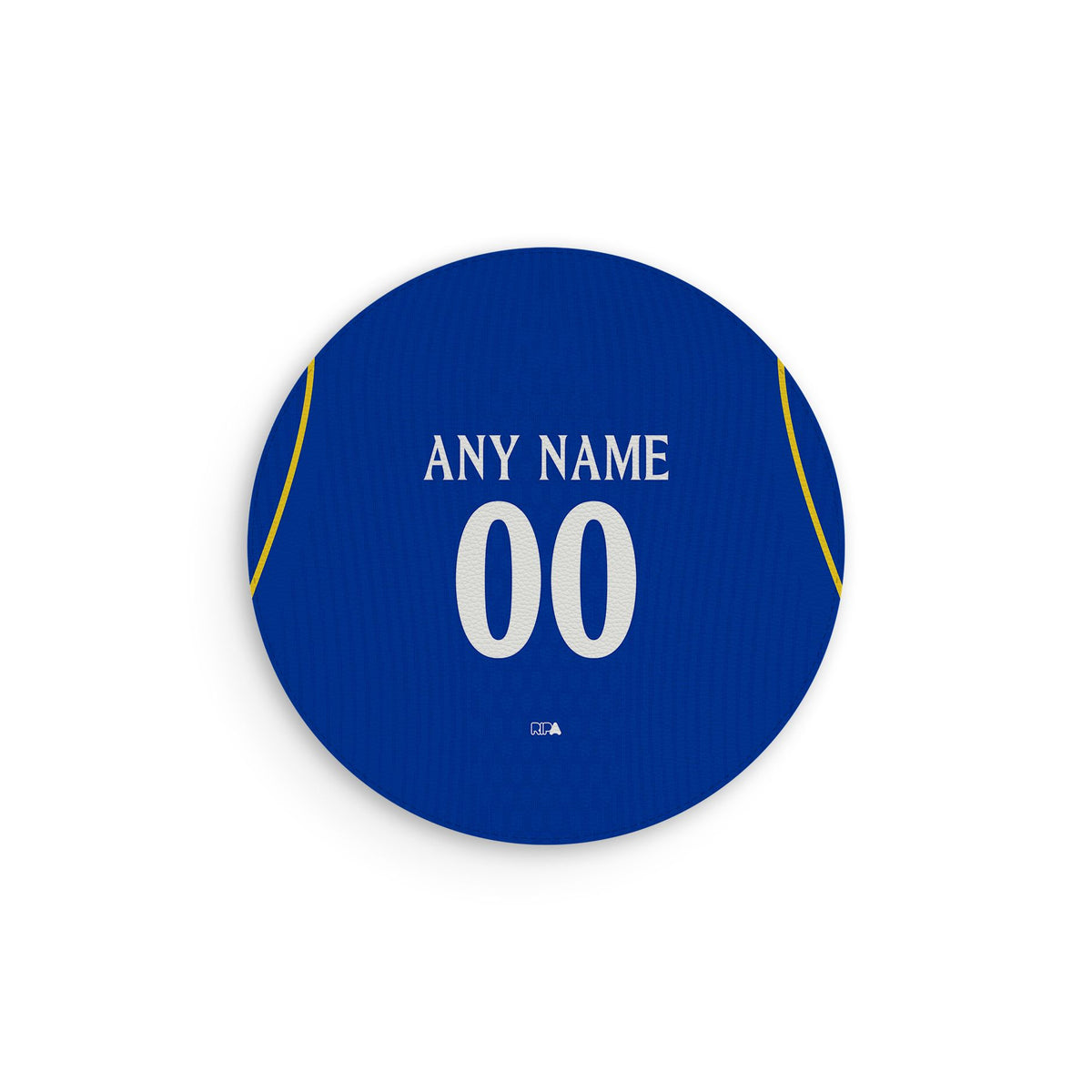 Mouse pad with the Chelsea 2026-27 Home football shirt design by RIPA Football