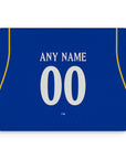 Mouse pad with the Chelsea 2026-27 Home football shirt design by RIPA Football