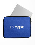 Laptop sleeve with the Chelsea 2026-27 Prematch football shirt design by RIPA Football