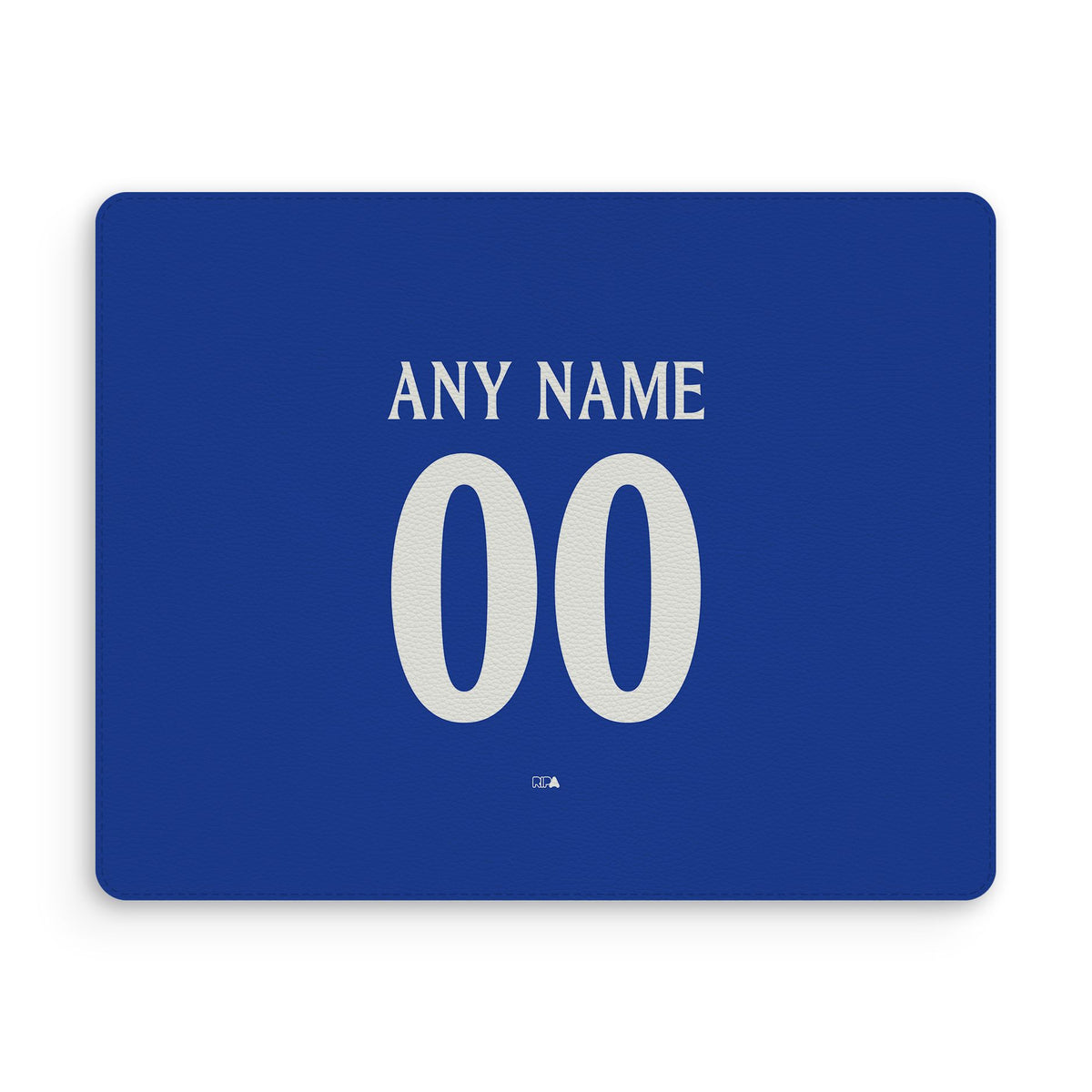 Mouse pad with the Chelsea 2026-27 Prematch football shirt design by RIPA Football