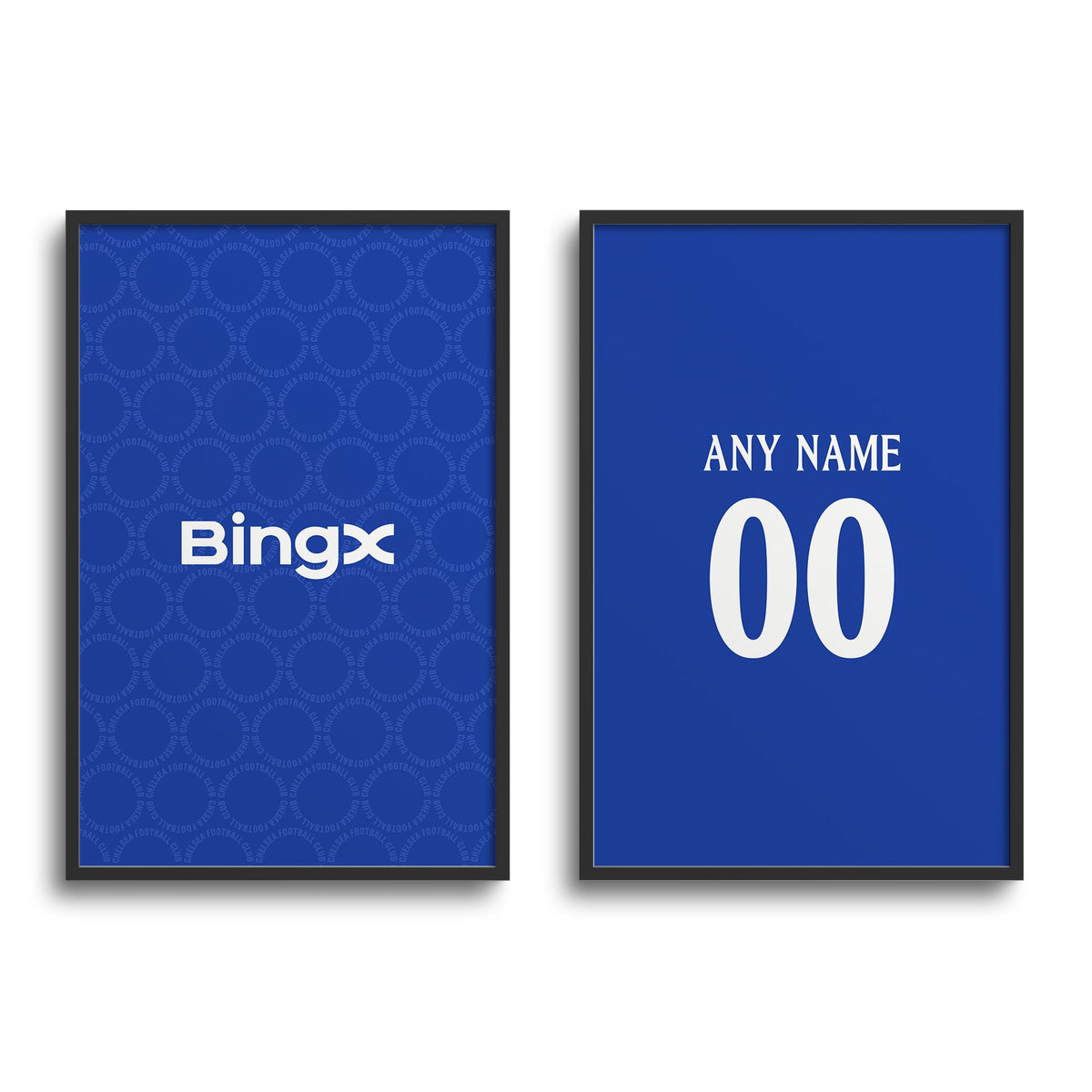Print with the Chelsea 2026-27 Prematch football shirt design by RIPA Football