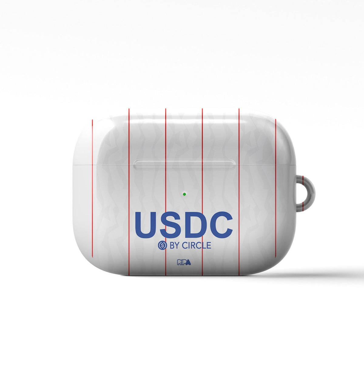 AirPods case with the Chelsea 2026-27 Third football shirt design by RIPA Football