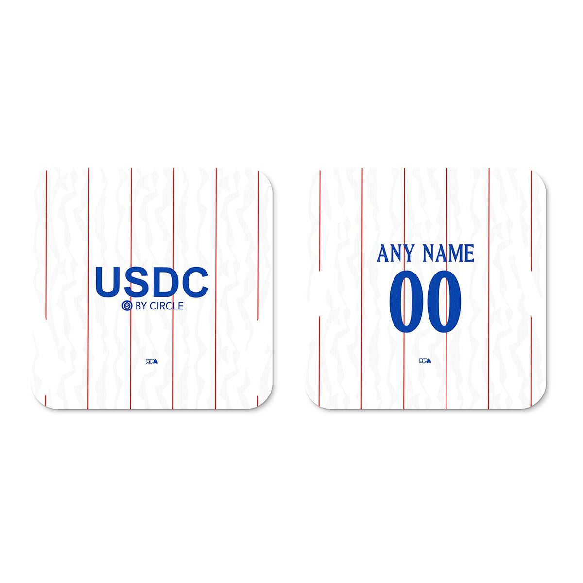 Coaster with the Chelsea 2026-27 Third football shirt design by RIPA Football