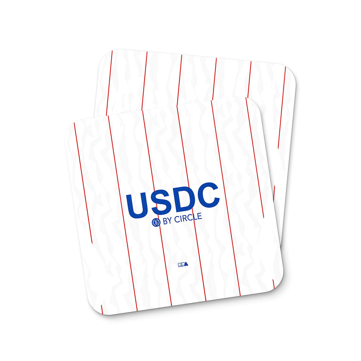 Coaster with the Chelsea 2026-27 Third football shirt design by RIPA Football