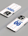 Phone case with the Chelsea 2026-27 Third football shirt design by RIPA Football
