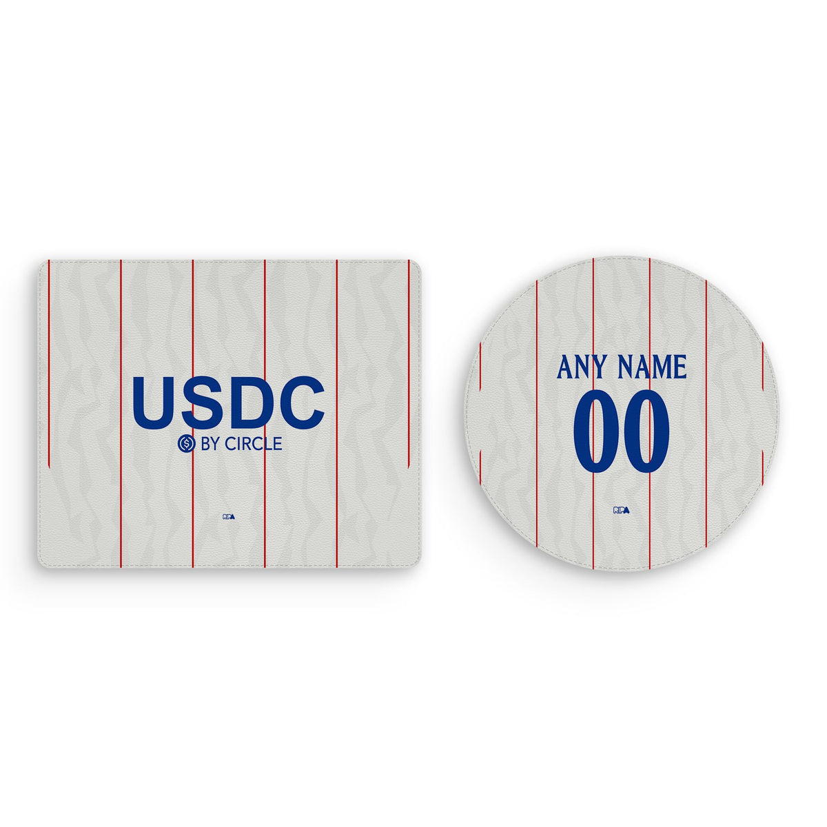 Mouse pad with the Chelsea 2026-27 Third football shirt design by RIPA Football