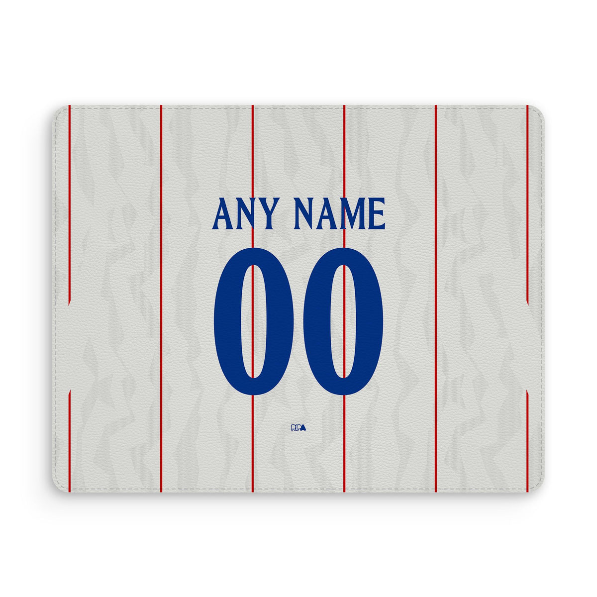 Mouse pad with the Chelsea 2026-27 Third football shirt design by RIPA Football