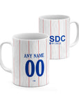 Mug with the Chelsea 2026-27 Third football shirt design by RIPA Football