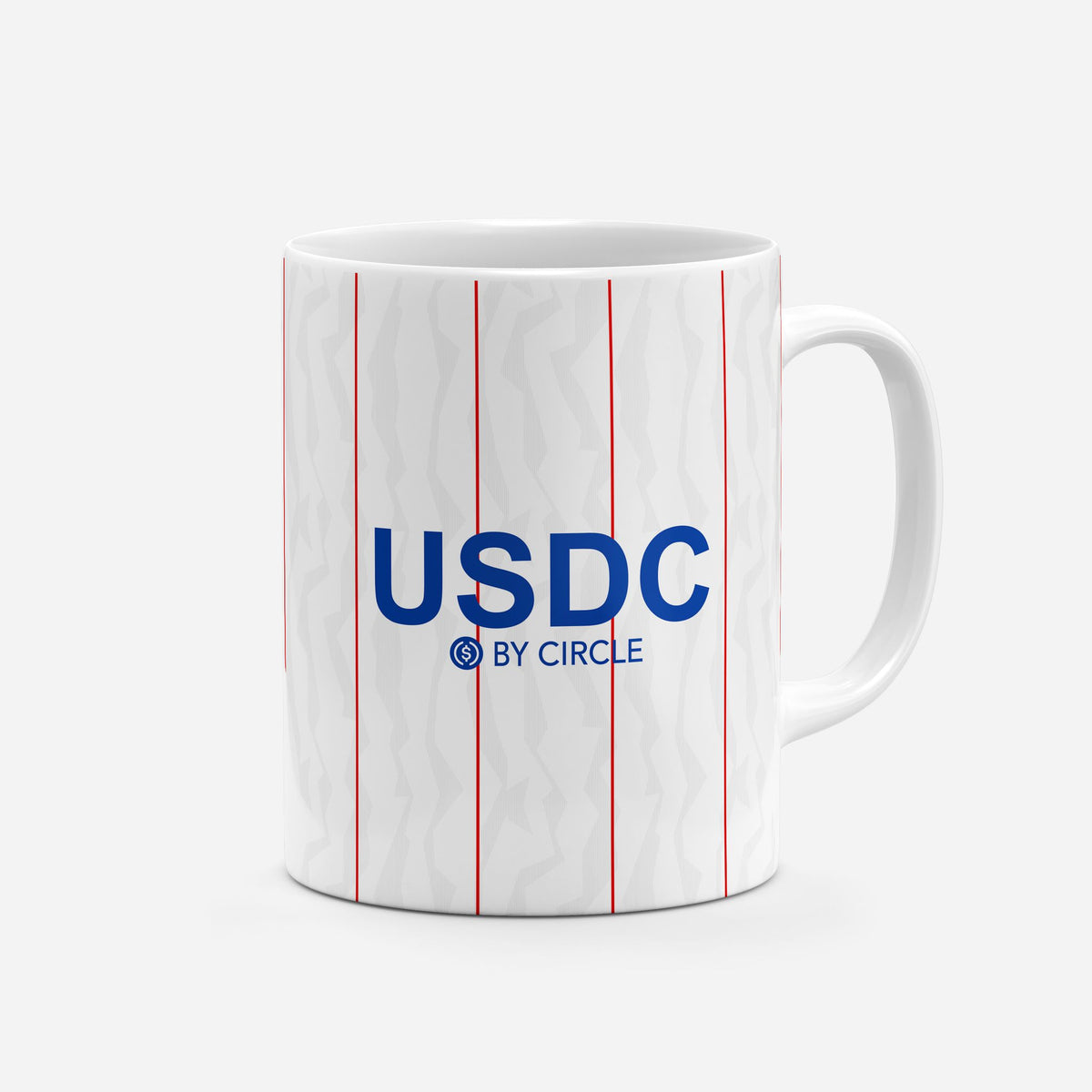 Mug with the Chelsea 2026-27 Third football shirt design by RIPA Football