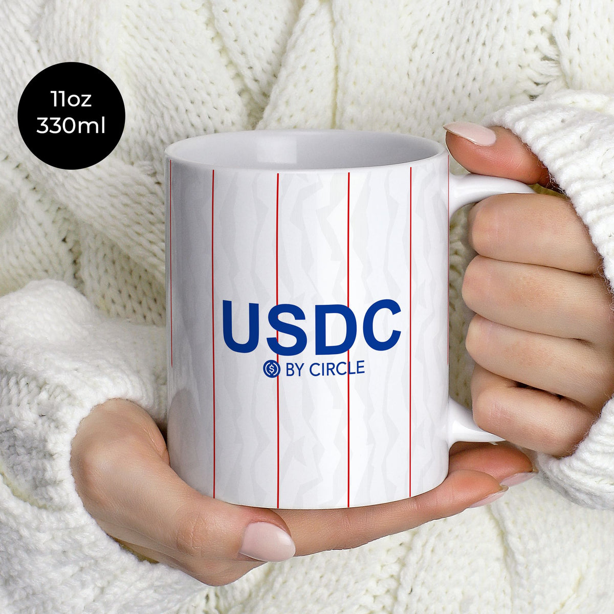 Mug with the Chelsea 2026-27 Third football shirt design by RIPA Football