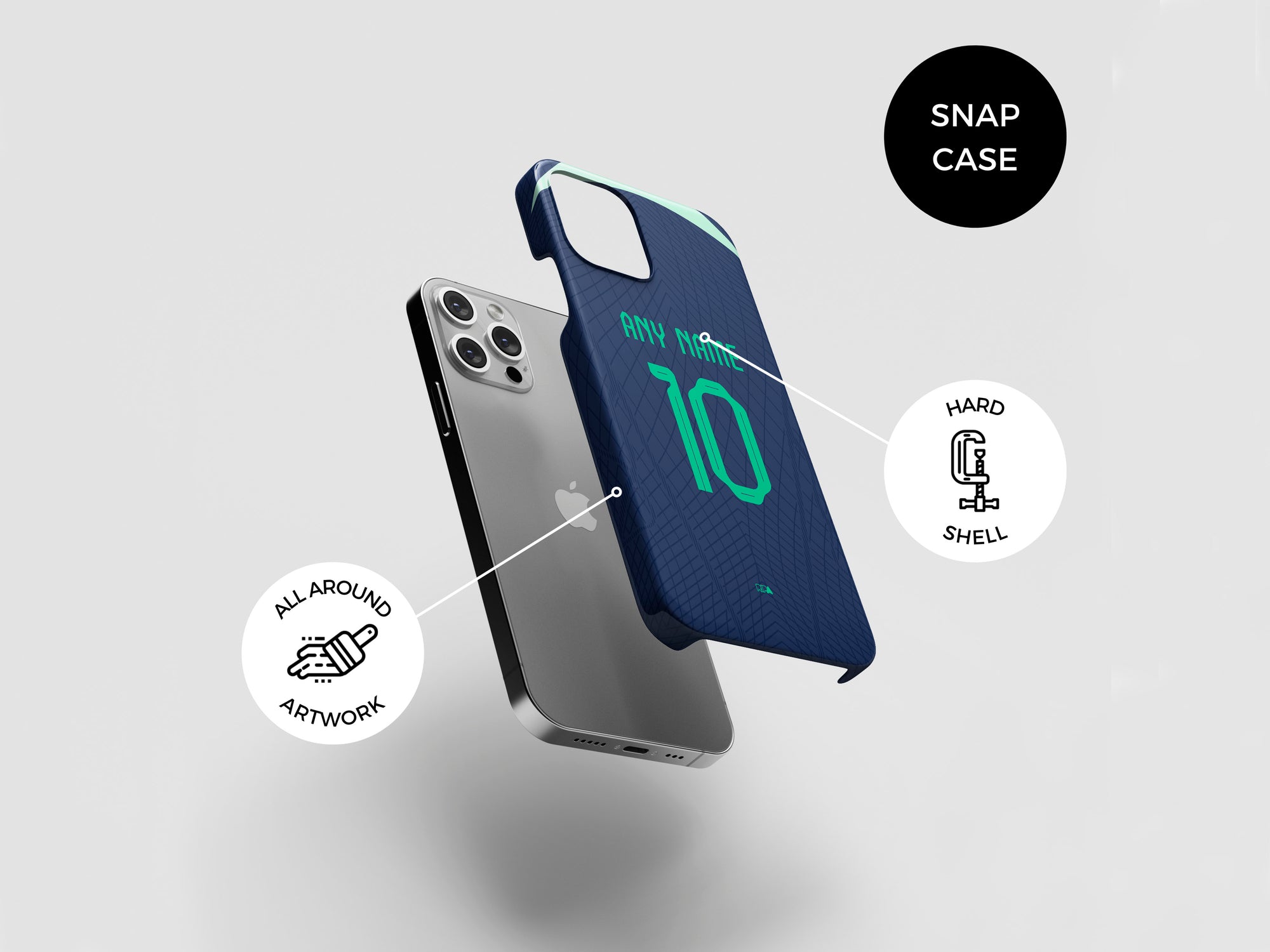 Australia Socceroos 2022 World Cup Away Kit Phone Case