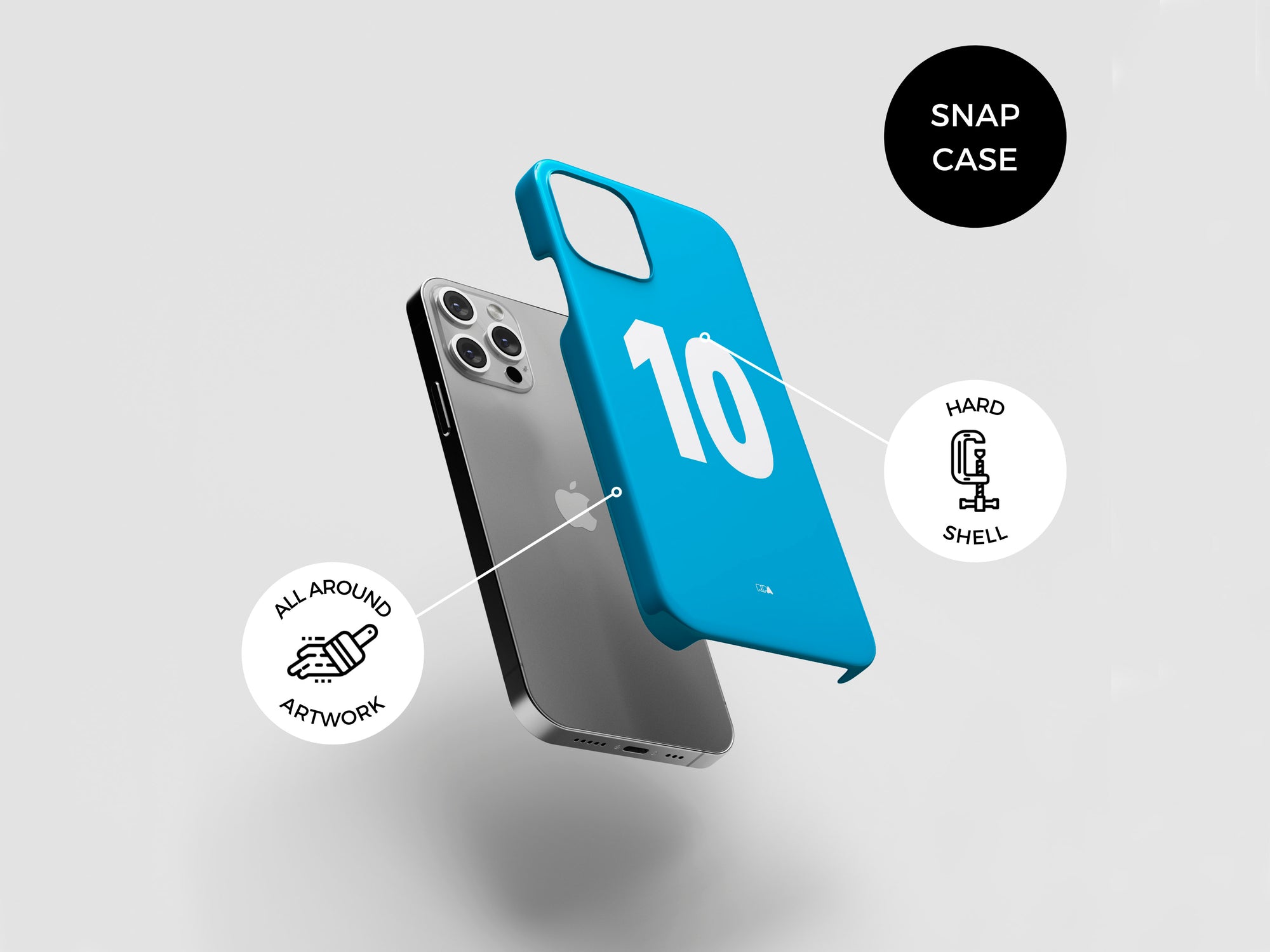 Napoli Gli Azzurri 1987-88 Home Kit Phone Case