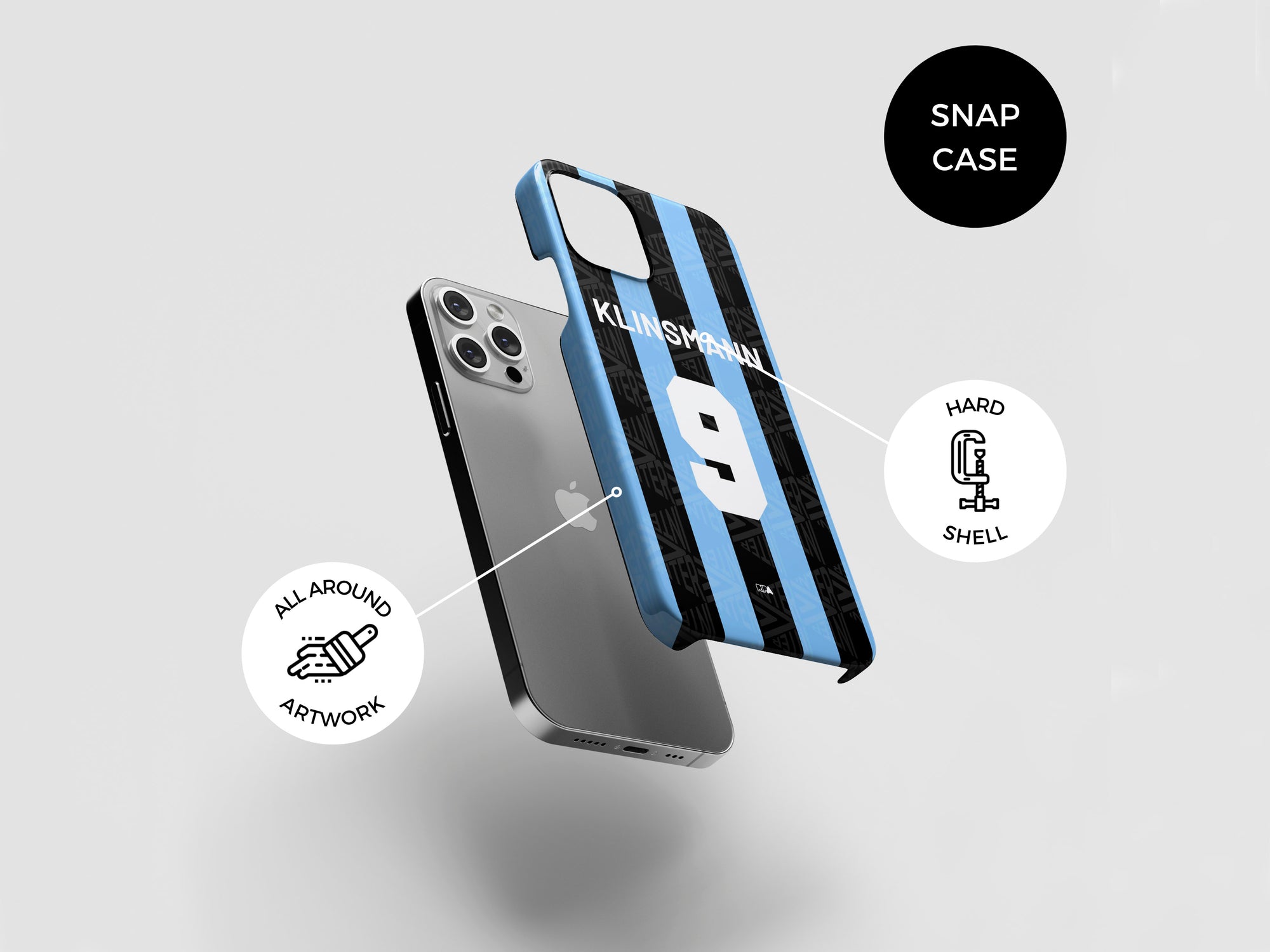 Inter Nerazzurri 1991-92 Home Kit Phone Case