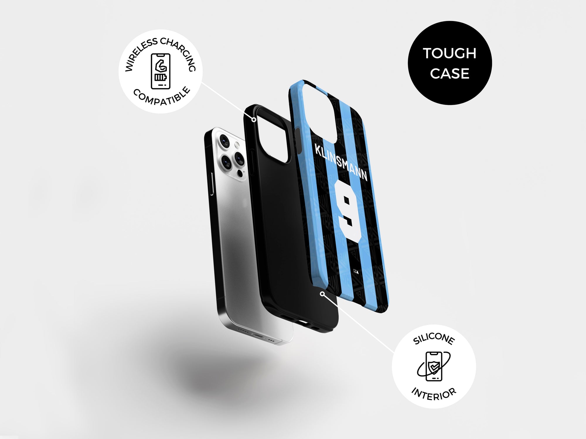Inter Nerazzurri 1991-92 Home Kit Phone Case