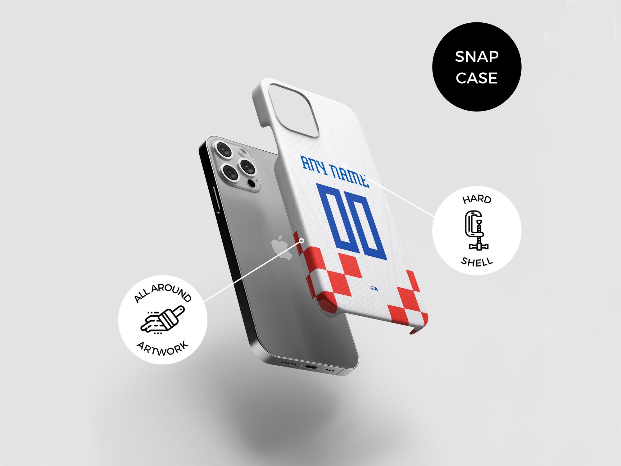 Croatia the Vatreni 2022 World Cup Home Kit Phone Case