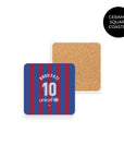 Barcelona Culés 2021-22 Home Kit Coaster