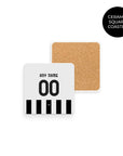 Piemonte Calcio Bianconeri 2021-22 Home Kit Coaster