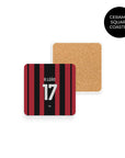 Milan Rossoneri 2021-22 Home Kit Coaster