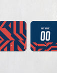 USA Red, White and Blue 2021-22 Away Kit Coaster