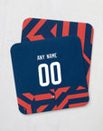 USA Red, White and Blue 2021-22 Away Kit Coaster