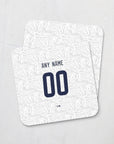 USA Red, White and Blue 2021-22 Warm Up Kit Coaster