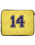 Leeds Whites 1990-91 Away Kit Laptop Sleeve