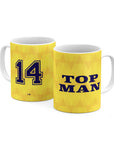 Leeds Whites 1990-91 Away Kit Mug