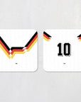 Germany 
 die Mannschaft 1990 World Cup Home Kit Coaster