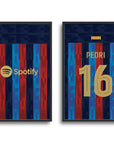 Barcelona Culés 2022-23 Home Kit Print