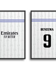 Madrid Merengues 2022-23 Home Kit Print