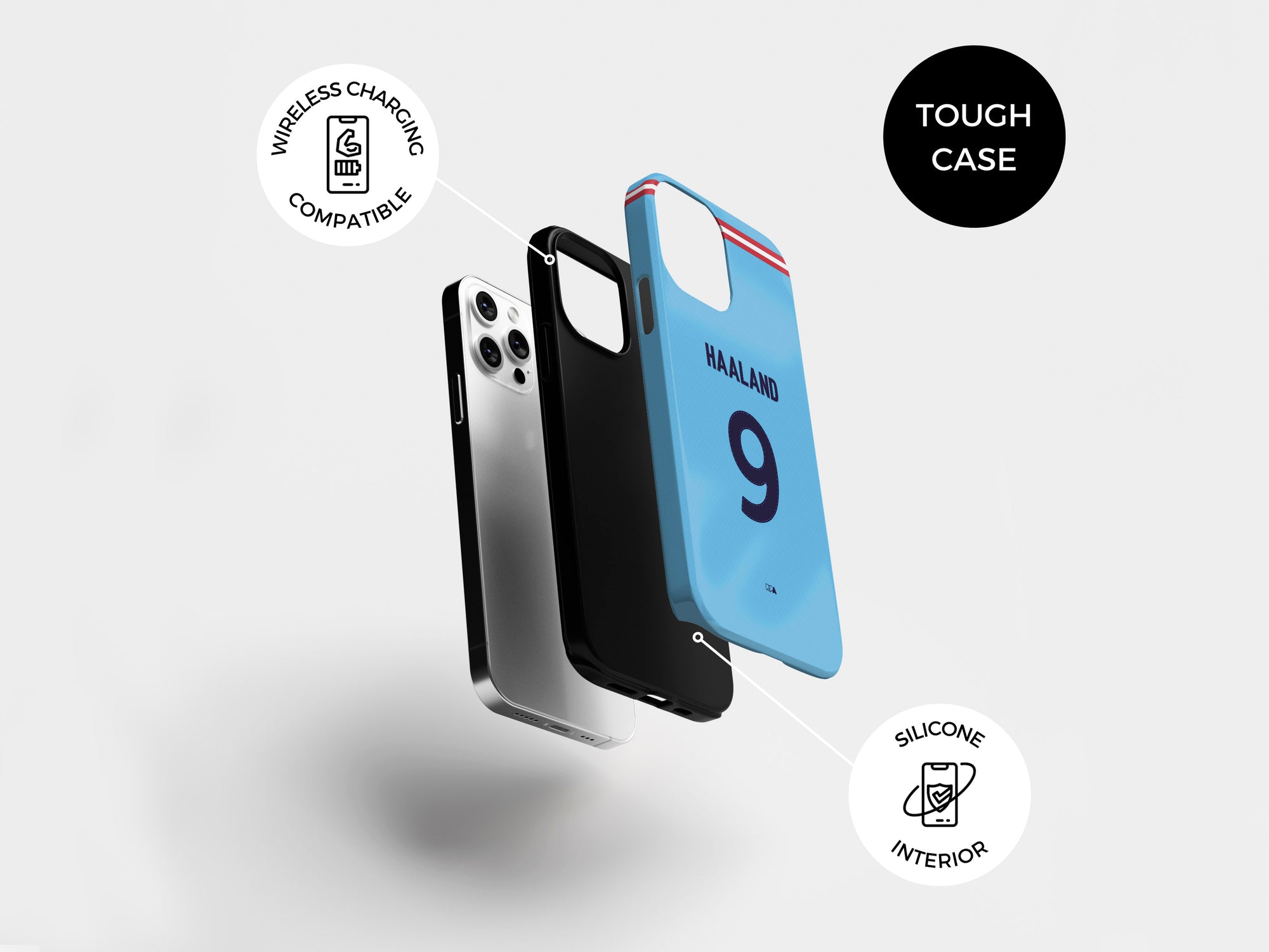 Coque de téléphone pour kit domicile Manchester Cityzens 2022-23