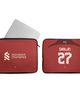 Liverpool Reds 2022-23 Home Kit Laptop Sleeve