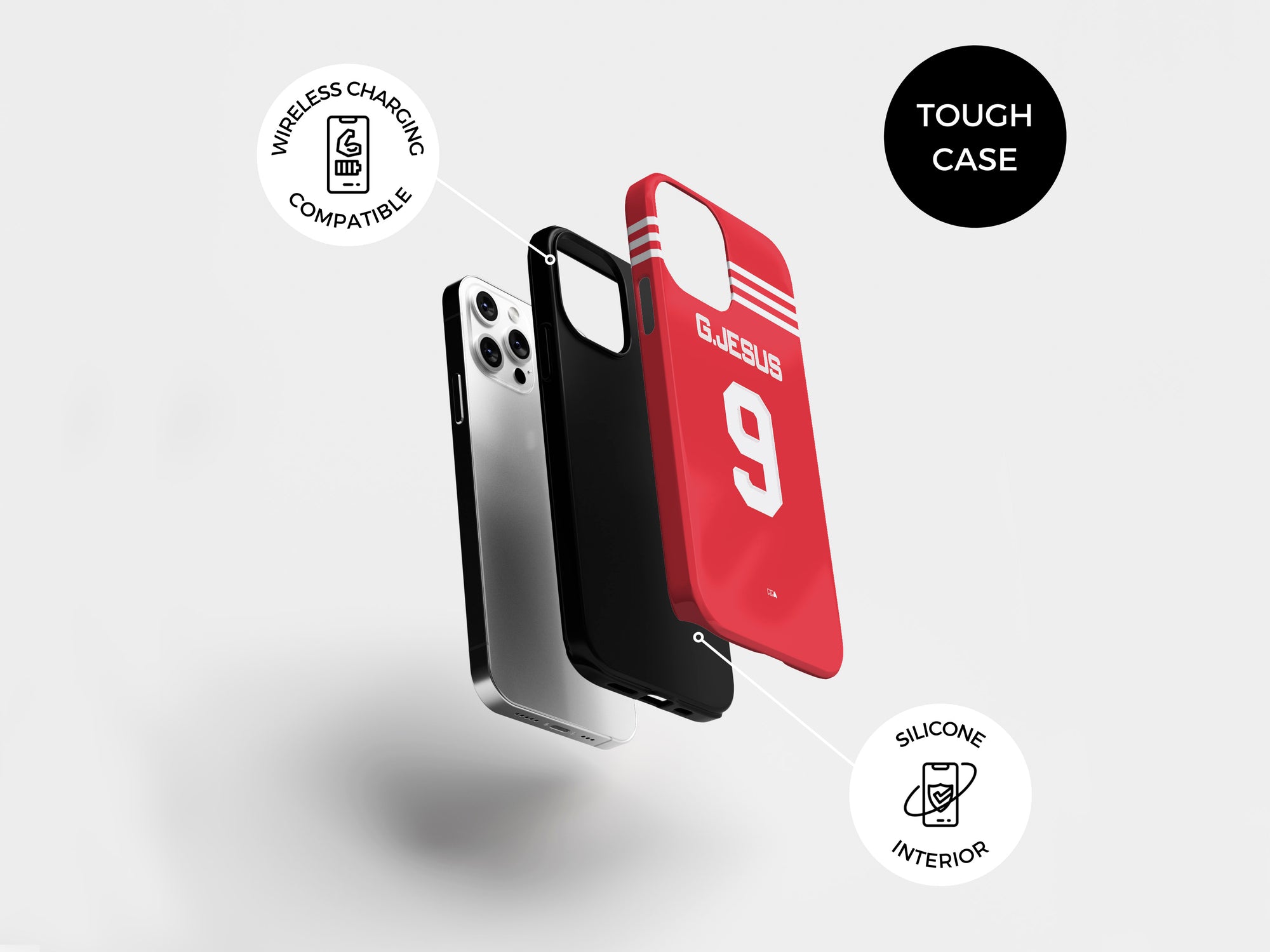 Coque de téléphone pour kit domicile North London Gunners 2022-23