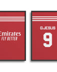 North London Gunners 2022-23 Home Kit Print