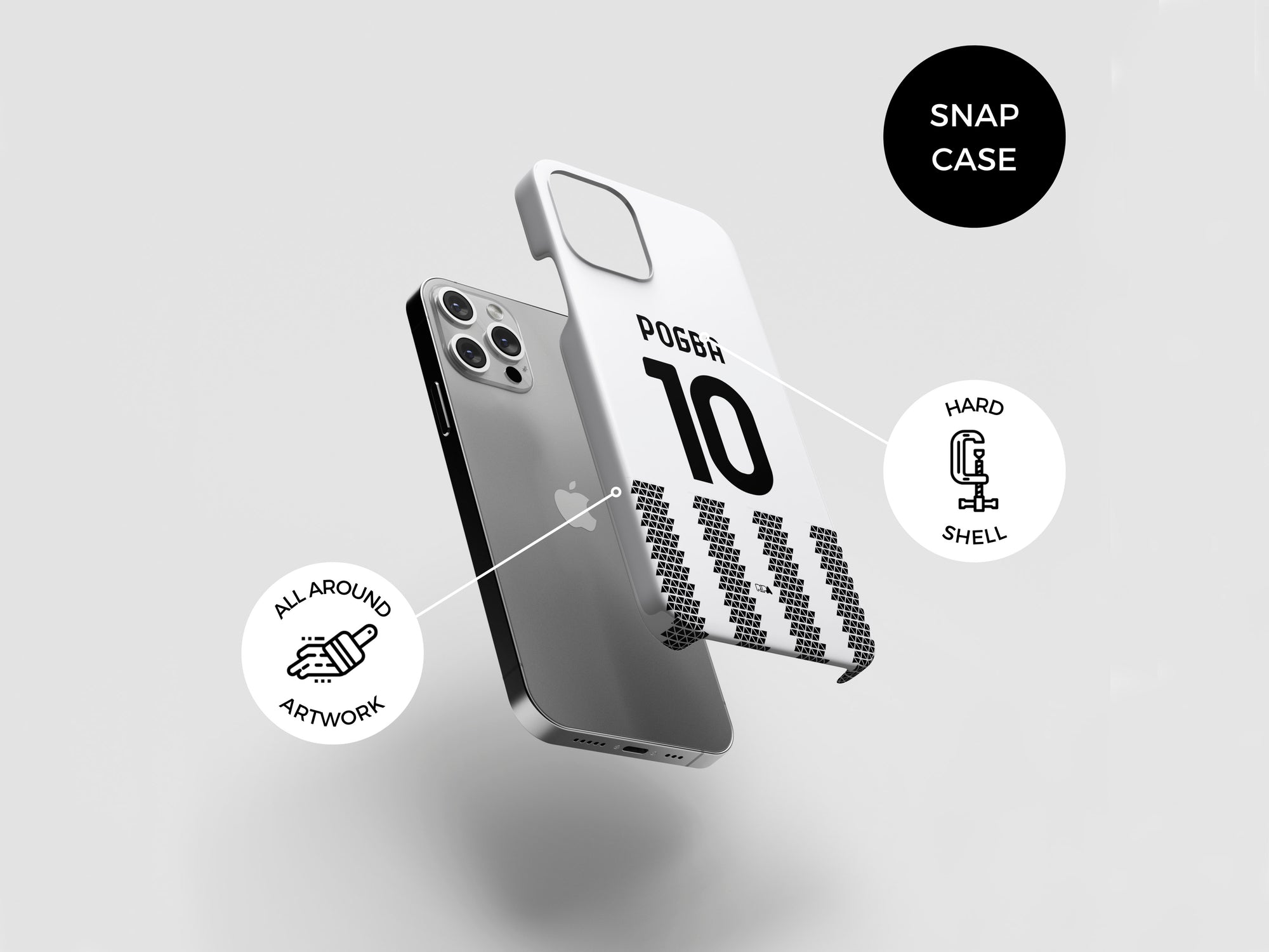 Piemonte Calcio Bianconeri 2022-23 Home Kit Phone Case